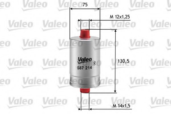 VALEO 587214 Fuel filter